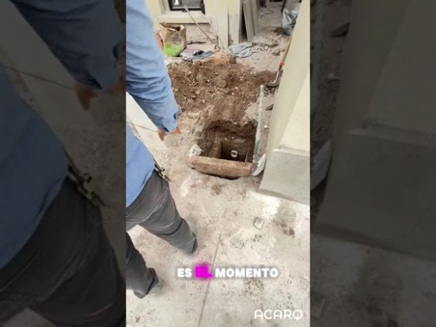Arqueta colapsada por lodos