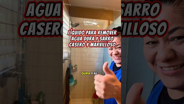 Bañera con tapón de jabón endurecido