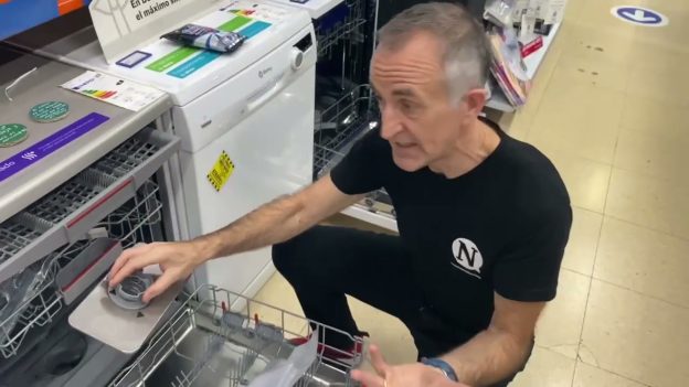 Conservación del desagüe del lavavajillas